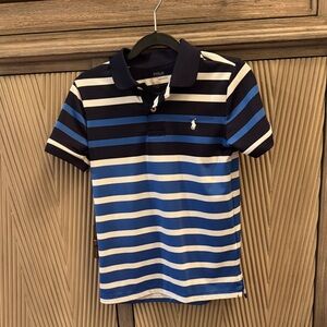 Polo by Ralph Lauren Kids Navy and Blue Striped Polo